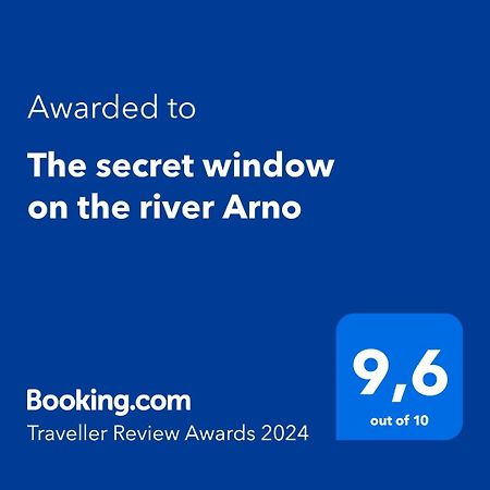 The Secret Window On The River Arno Firenze Eksteriør bilde